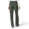 Calças de trabalho femininas Force Cross-Flex com corte de bota