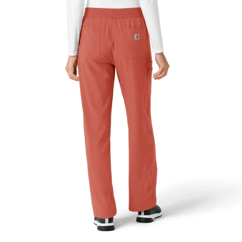 Calças de trabalho femininas Force Cross-Flex com corte de bota