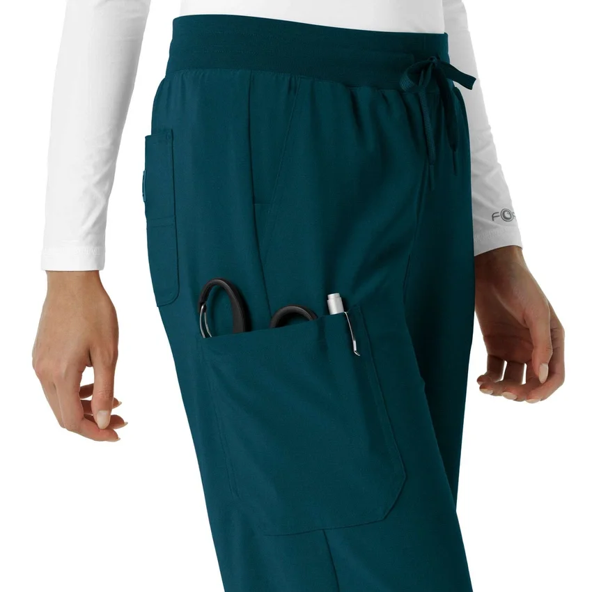 Calças de trabalho femininas Force Cross-Flex com corte de bota