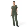Calças de trabalho femininas Force Cross-Flex com corte de bota
