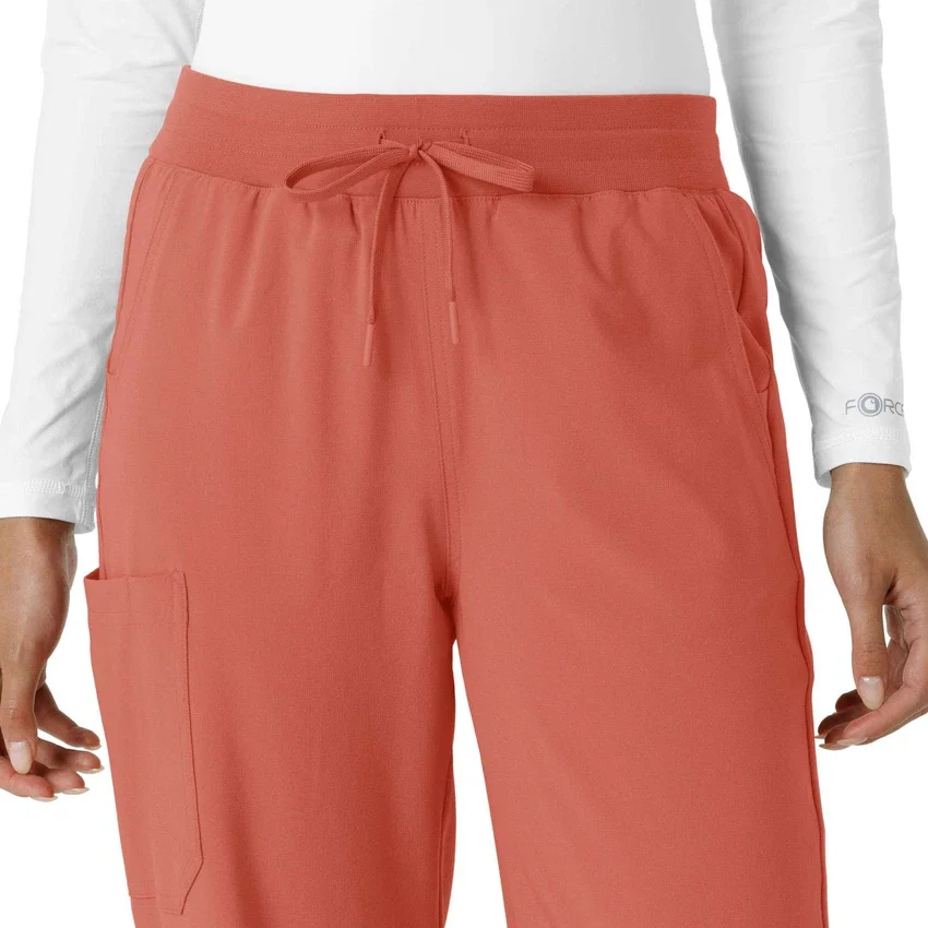 Calças de trabalho femininas Force Cross-Flex com corte de bota