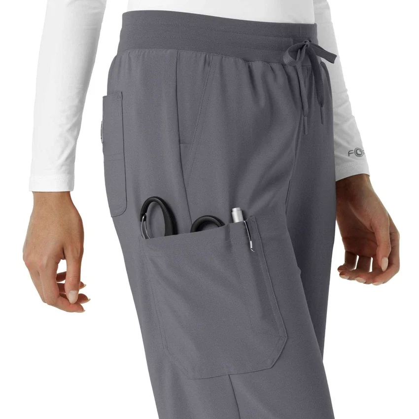 Calças de trabalho femininas Force Cross-Flex com corte de bota