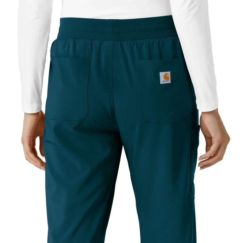 Calças de trabalho femininas Force Cross-Flex com corte de bota