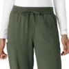 Calças de trabalho femininas Force Cross-Flex com corte de bota
