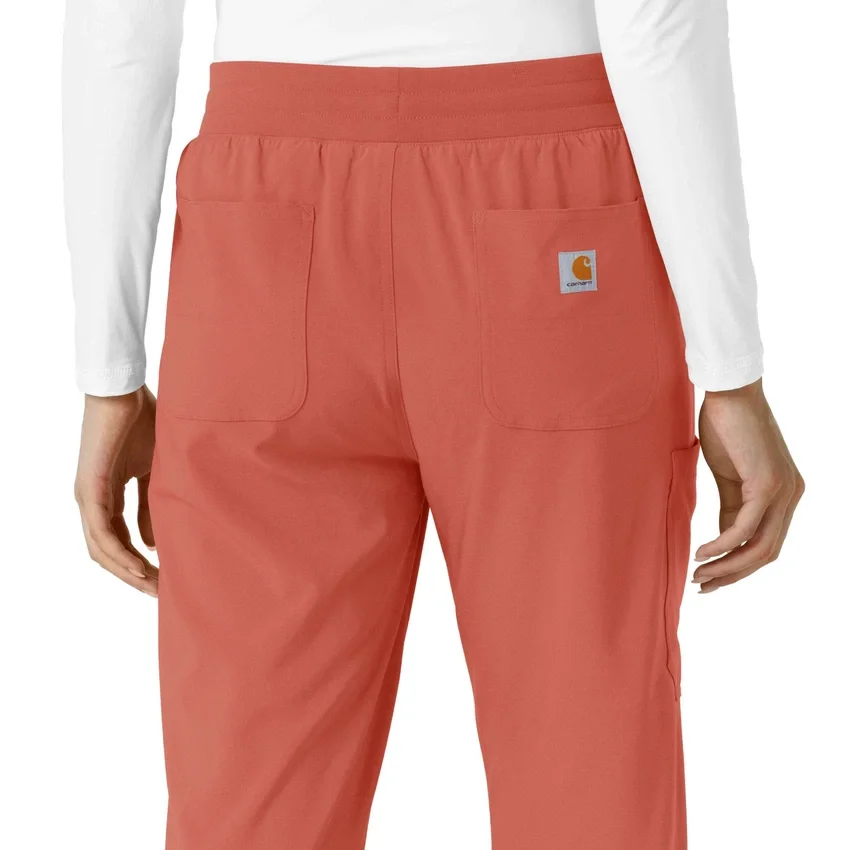 Calças de trabalho femininas Force Cross-Flex com corte de bota