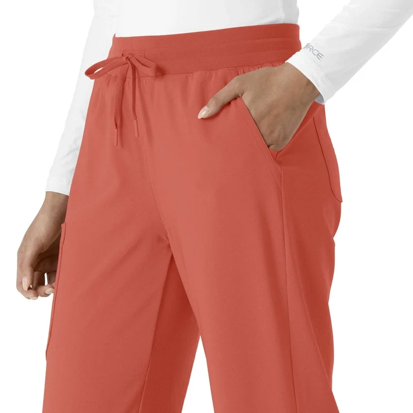Calças de trabalho femininas Force Cross-Flex com corte de bota