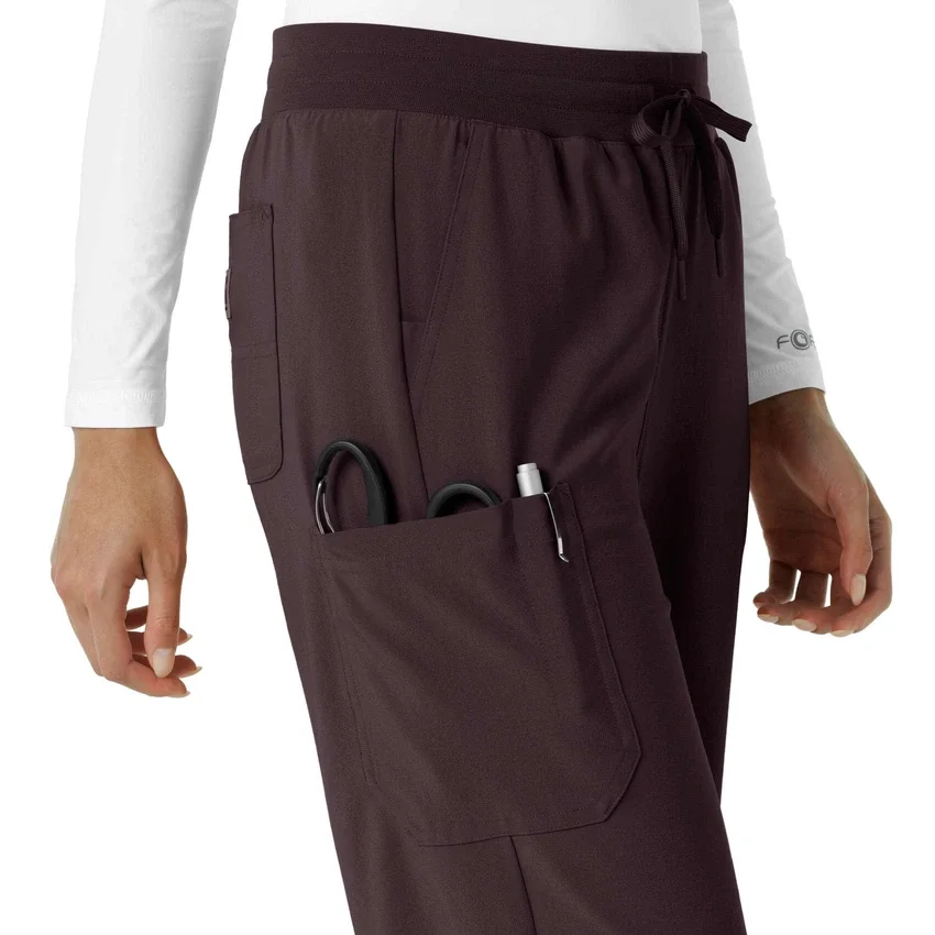 Calças de trabalho femininas Force Cross-Flex com corte de bota