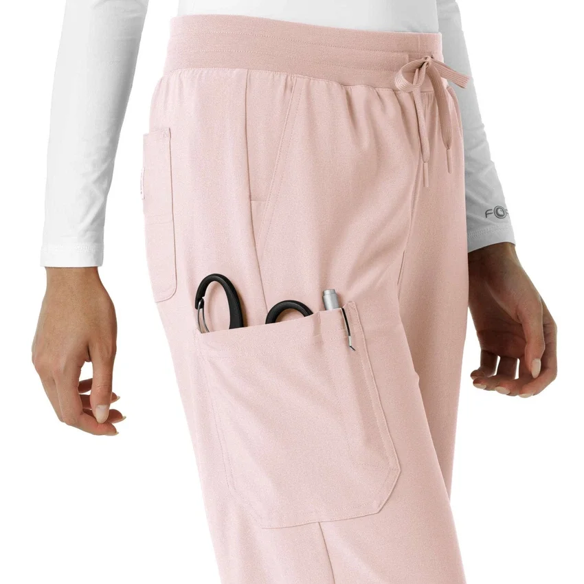 Calças de trabalho femininas Force Cross-Flex com corte de bota