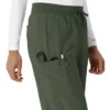 Calças de trabalho femininas Force Cross-Flex com corte de bota