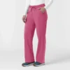 Calças de trabalho femininas Force Cross-Flex em malha, com corte de bota
