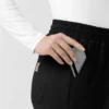 Calças de trabalho femininas Force Cross-Flex em malha, com corte de bota