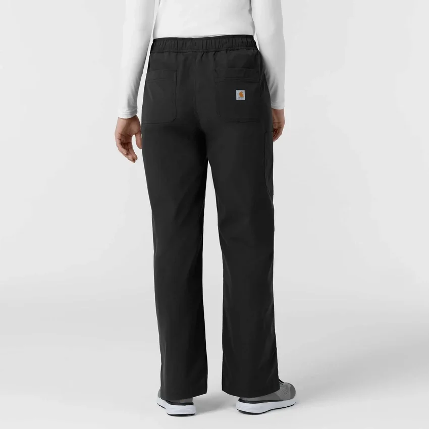 Calças de trabalho femininas Rugged Flex Fld, em tecido ripstop, com corte bootcut