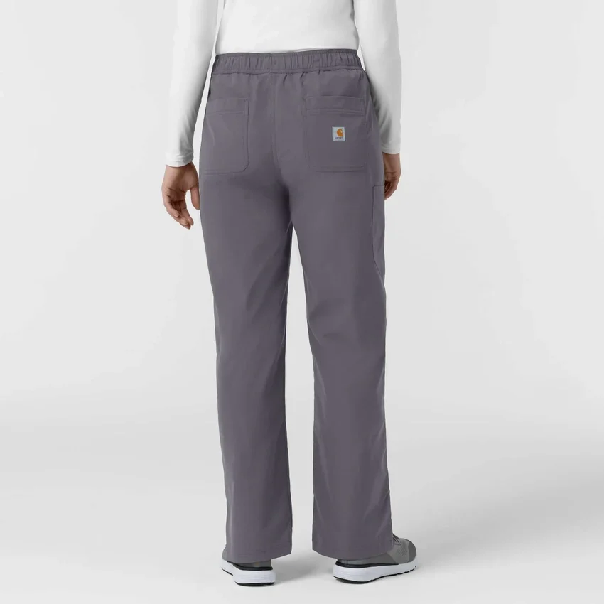 Calças de trabalho femininas Rugged Flex Fld, em tecido ripstop, com corte bootcut