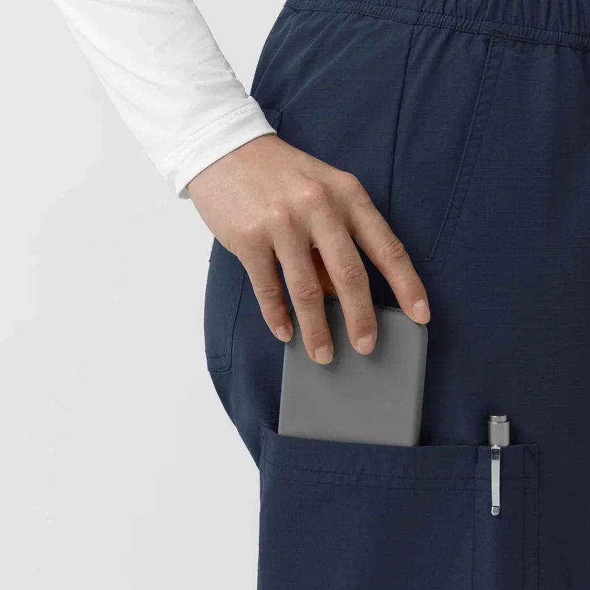 Calças de trabalho femininas Rugged Flex Fld, em tecido ripstop, com corte bootcut