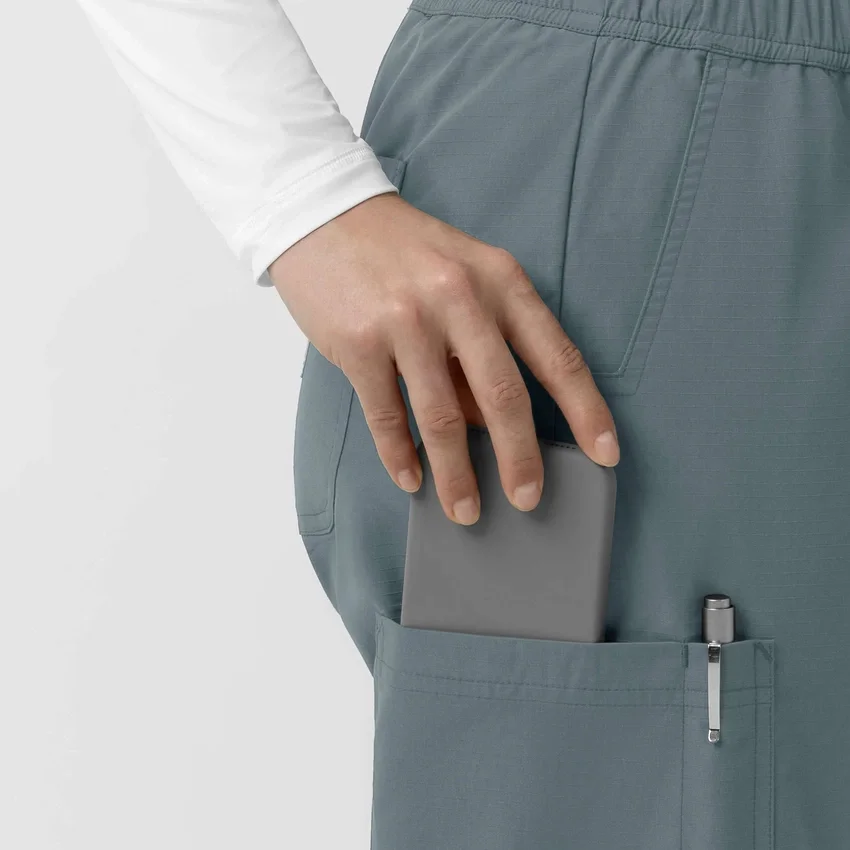 Calças de trabalho femininas Rugged Flex Fld, em tecido ripstop, com corte bootcut