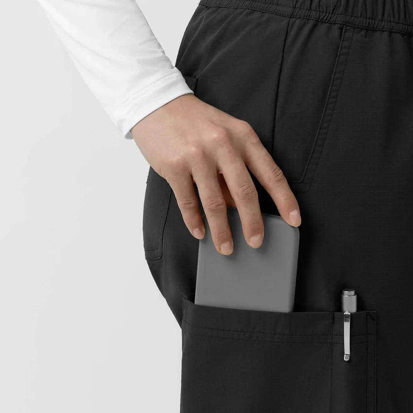 Calças de trabalho femininas Rugged Flex Fld, em tecido ripstop, com corte bootcut