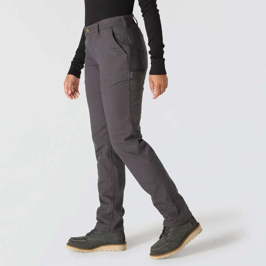 Calças de trabalho femininas «The Essential Ashland» em lona elástica com forro
