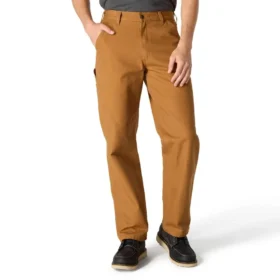 Calças de trabalho masculinas carhartt B11, largas e retas, em tecido de algodão «duck» lavado