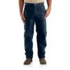 Calças de trabalho masculinas carhartt B11, largas e retas, em tecido de algodão «duck» lavado