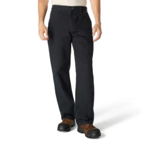 Calças de trabalho masculinas carhartt B11, largas e retas, em tecido de algodão «duck» lavado
