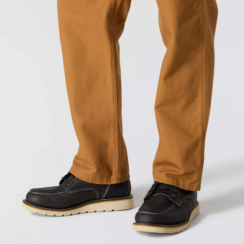 Calças de trabalho masculinas carhartt B11, largas e retas, em tecido de algodão «duck» lavado