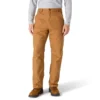 Calças de trabalho masculinas carhartt B111, de corte reto e largo, em tecido de algodão lavado, com forro
