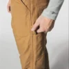 Calças de trabalho masculinas carhartt B111, de corte reto e largo, em tecido de algodão lavado, com forro