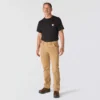 Calças de trabalho masculinas carhartt B324 em sarja, corte reto e descontraído