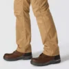 Calças de trabalho masculinas carhartt B324 em sarja, corte reto e descontraído