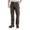 Calças de trabalho masculinas de corte reto descontraído, em tecido Rugged Flex Duck, com joelhos duplos