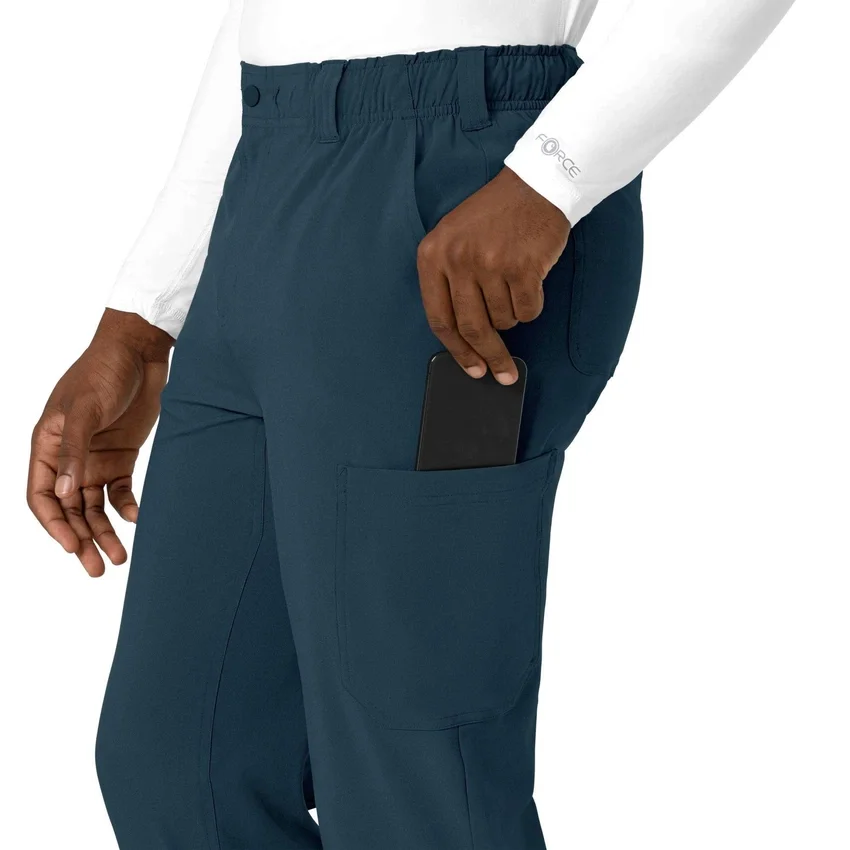 Calças de trabalho masculinas Force Cross-Flex de perna reta