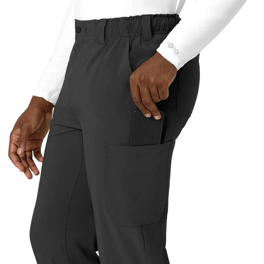 Calças de trabalho masculinas Force Cross-Flex de perna reta