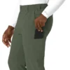 Calças de trabalho masculinas Force Cross-Flex de perna reta