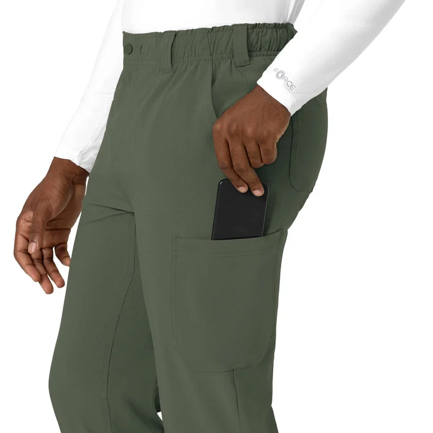 Calças de trabalho masculinas Force Cross-Flex de perna reta