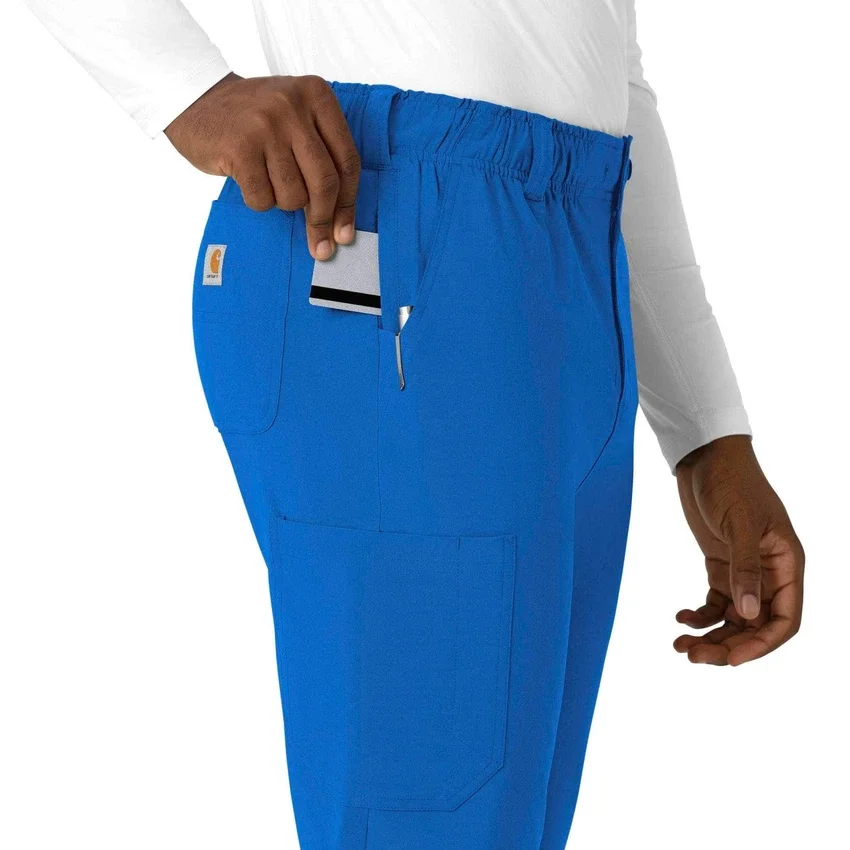 Calças de trabalho masculinas Force Cross-Flex de perna reta