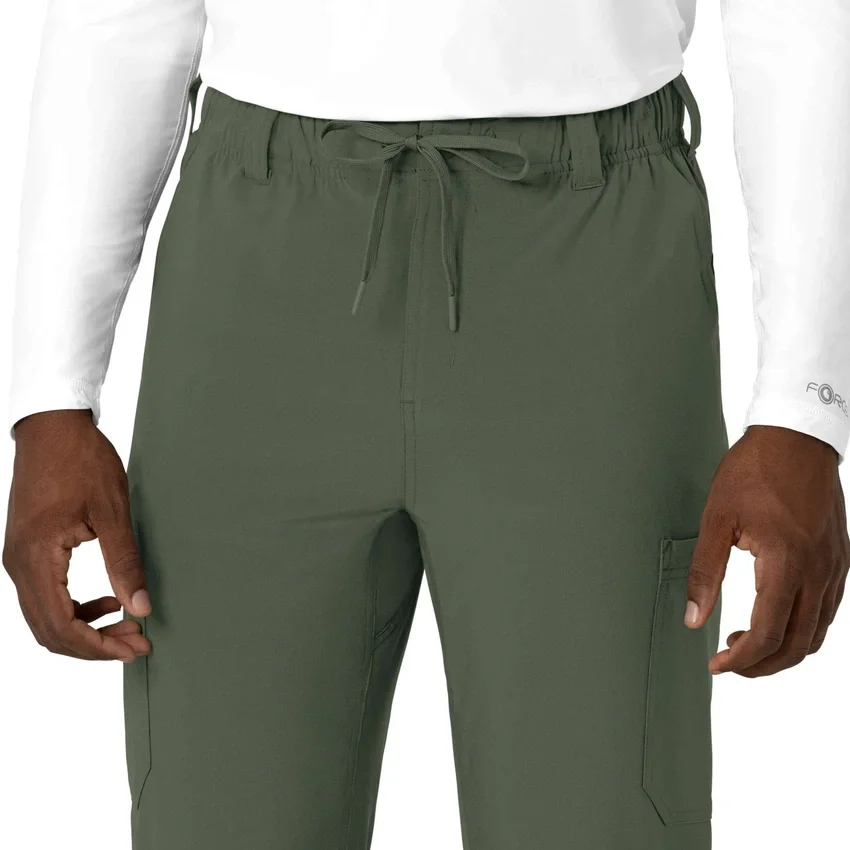 Calças de trabalho masculinas Force Cross-Flex de perna reta