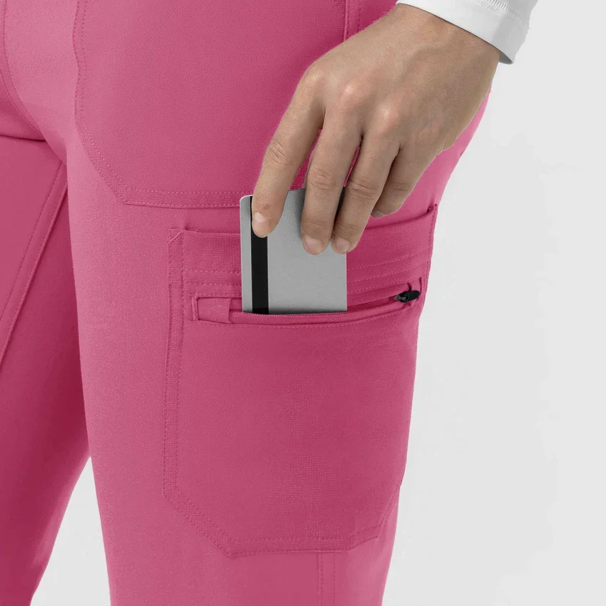 Calças de trabalho modernas Force Cross-Flex em malha para mulher