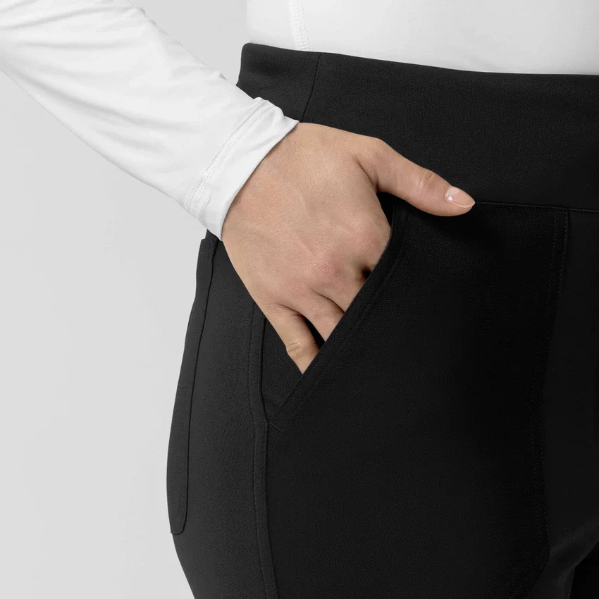 Calças de trabalho modernas Force Cross-Flex em malha para mulher
