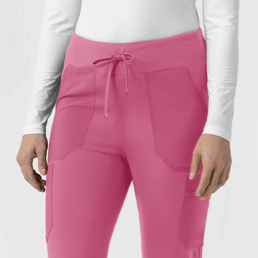 Calças de trabalho modernas Force Cross-Flex em malha para mulher