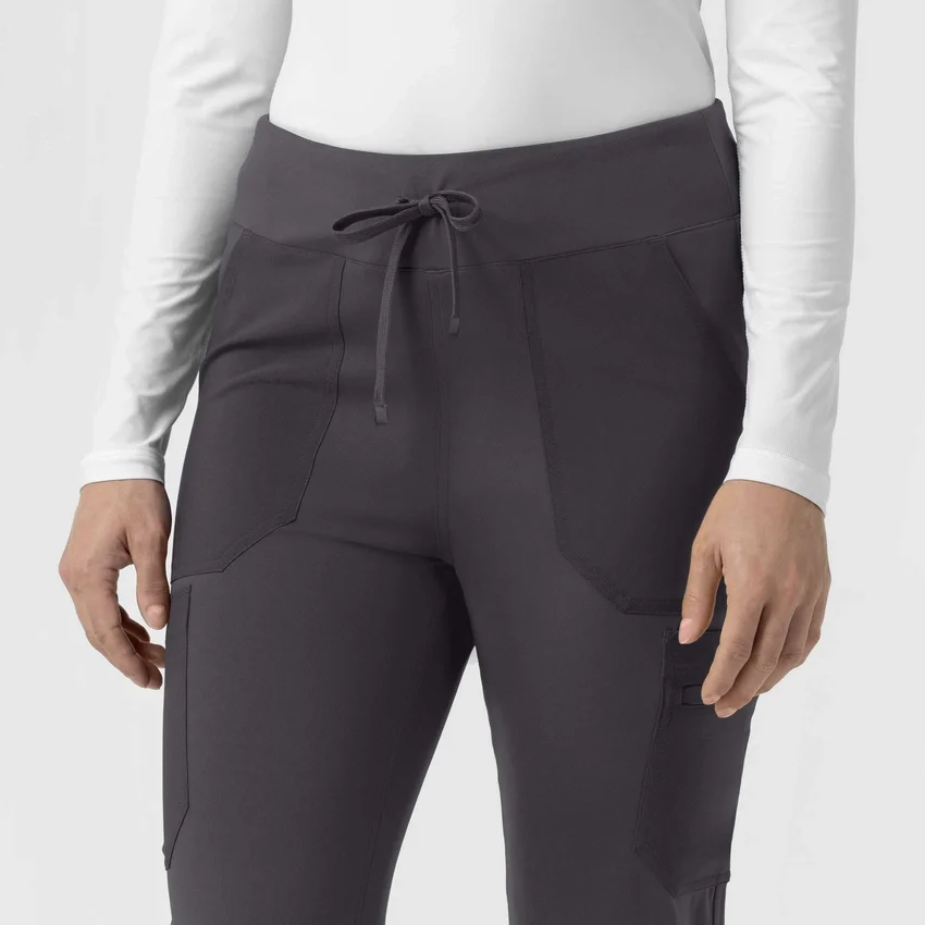 Calças de trabalho modernas Force Cross-Flex em malha para mulher