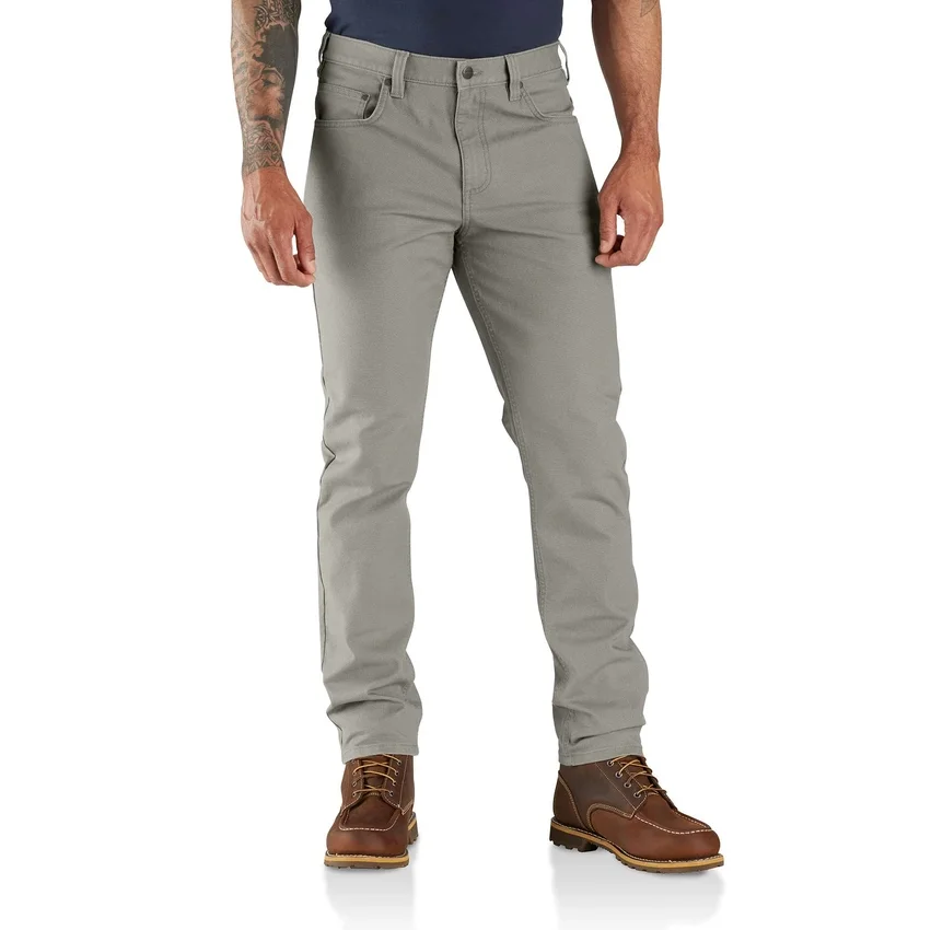Calças de trabalho Slim Tapered Rugged Flex® em tecido Duck