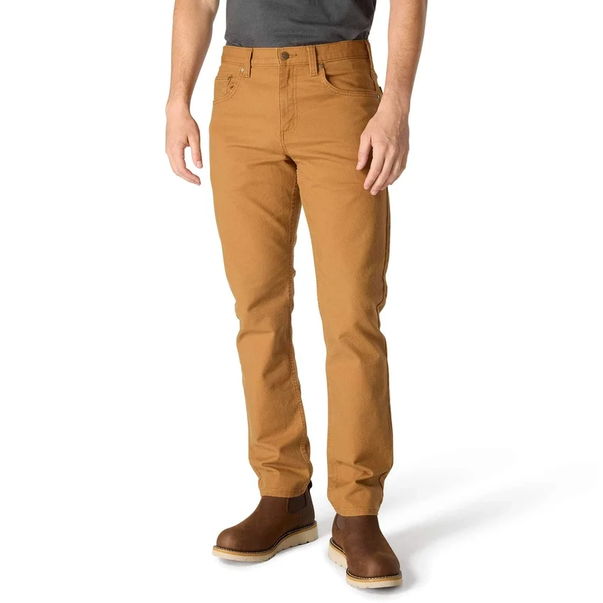 Calças de trabalho Slim Tapered Rugged Flex® em tecido Duck
