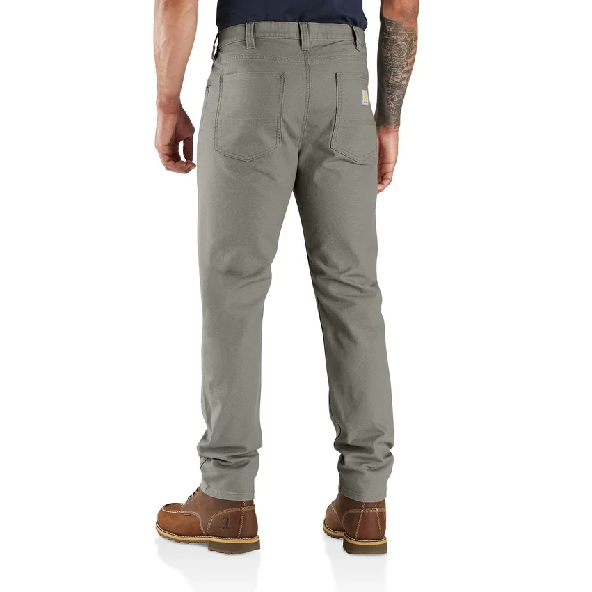 Calças de trabalho Slim Tapered Rugged Flex® em tecido Duck