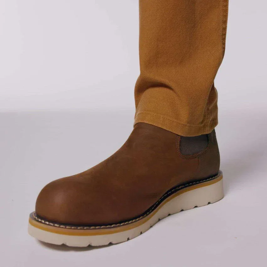 Calças de trabalho Slim Tapered Rugged Flex® em tecido Duck