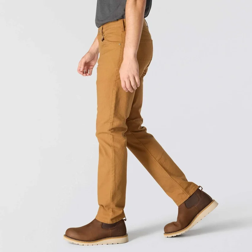 Calças de trabalho Slim Tapered Rugged Flex® em tecido Duck