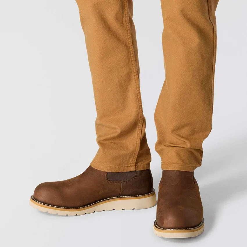 Calças de trabalho Slim Tapered Rugged Flex® em tecido Duck