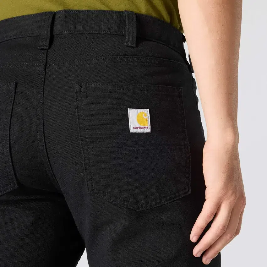 Calças de trabalho Slim Tapered Rugged Flex® em tecido Duck