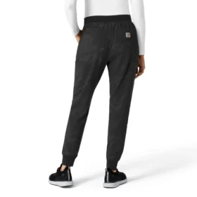 Calças de trabalho tipo jogger cargo estampadas para mulher