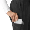 Calças de trabalho tipo jogger cargo estampadas para mulher
