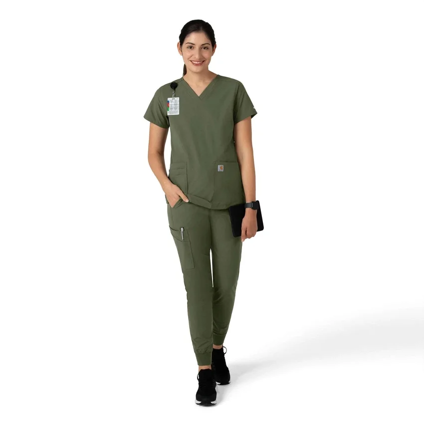 Calças de trabalho tipo jogger Force Essentials para mulher